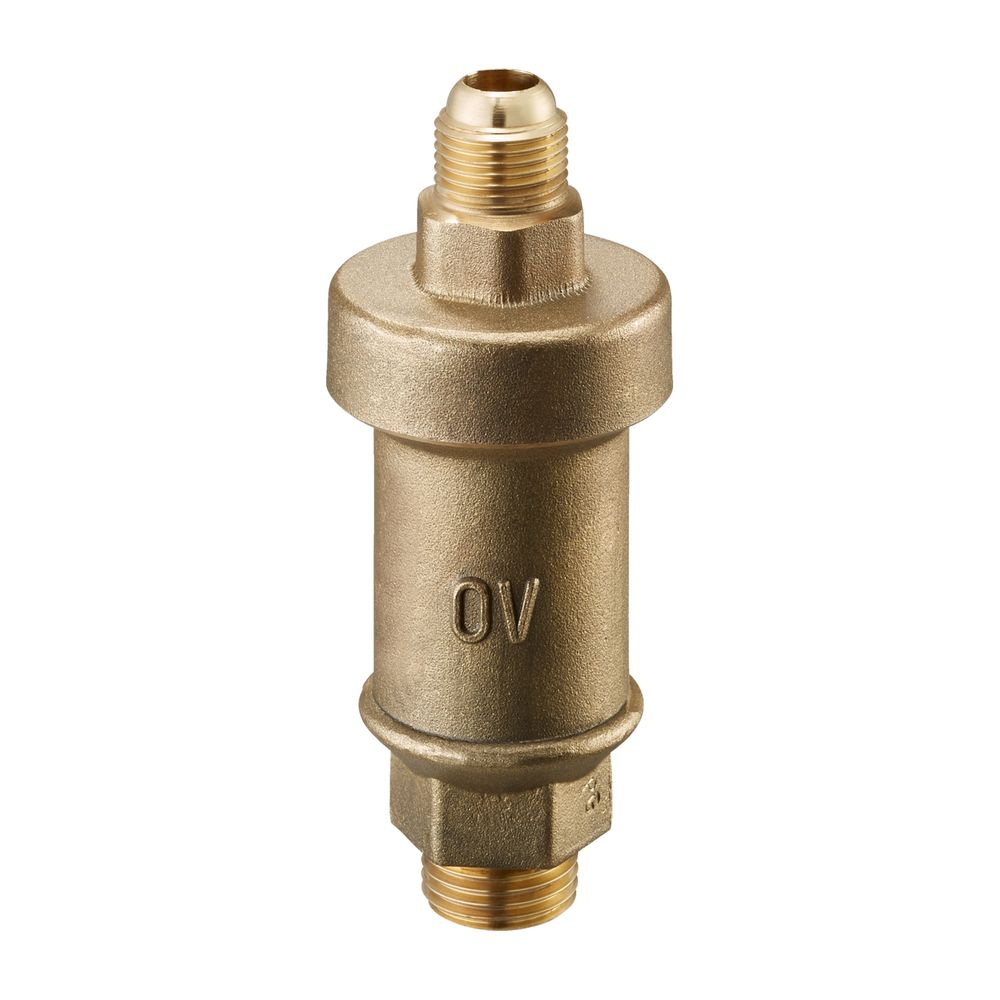Oventrop Sécurité de liquide 1/2" filetage extérieur et 3/8" filetage intérieur (bas), M18x1,5 (haut), 2073051