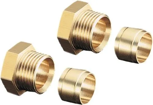 Oventrop Ofix-Oil Raccord à bague de serrage 10 mm, 2 voies pour filtre à deux circuits et bloc flexible, 2127052