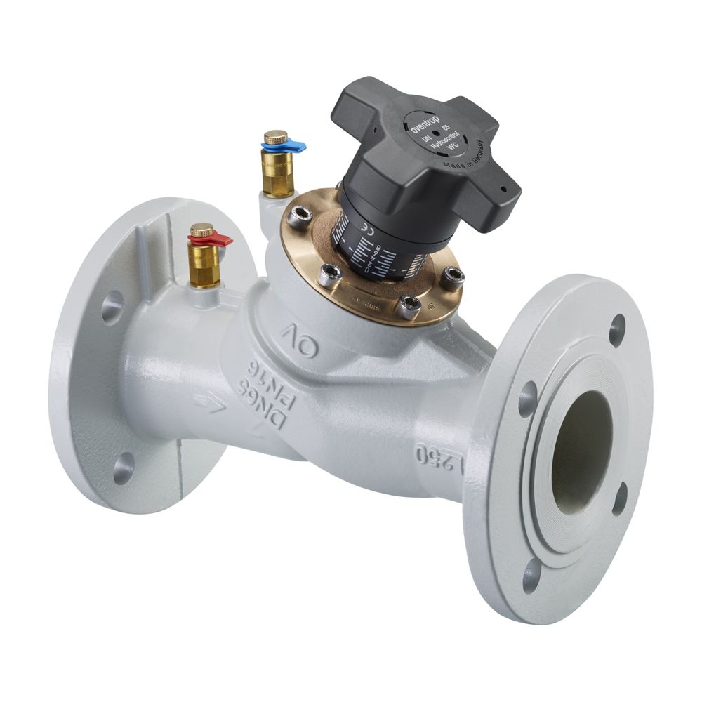 Oventrop HydroControl VFC Vanne de régulation DN 125, PN 16, Bride ANSI, 2 vannes de mesure, GG 25, 1062954