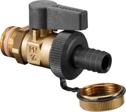Robinet à bille Optiflex en laiton, PN 16 DN 15, 1/2" AG