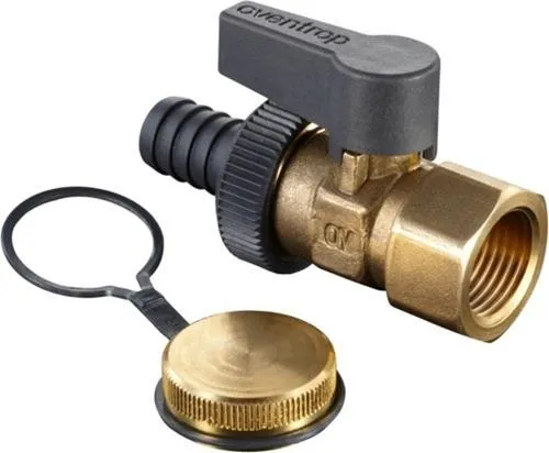 Robinet à bille Oventrop Optiflex MS PN 16 DN 15, 1/2Z fileté IG