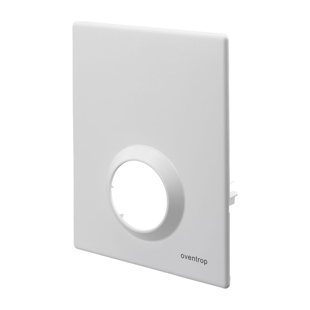 Plaque de recouvrement Oventrop pour régulation individuelle Unibox (profondeur 57 mm), blanc