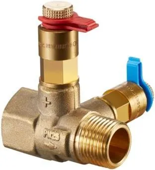Oventrop OV Disque de mesure avec 2 vannes de mesure PN 20 RG DN 25, 1Z IG/AG