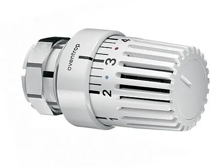 Thermostat Oventrop Uni LV 7-28 °C avec sonde liquide blanc, avec position zéro
