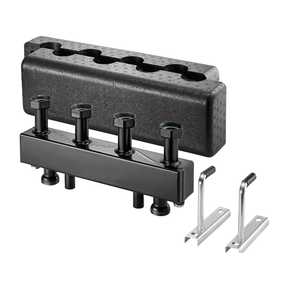 Oventrop Collecteur pour Reguma DN 25 pour 5 circuits de chauffage, acier, 1351585