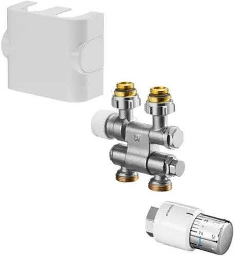 Kit de raccordement pour radiateur de salle de bain OV Multiblock TFU 8 - Oventrop