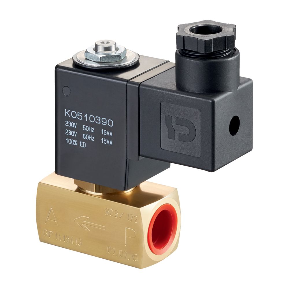 Oventrop Vanne magnétique Oilstop MV 3/8" filetage intérieur, pour raccord à olive, 2104553