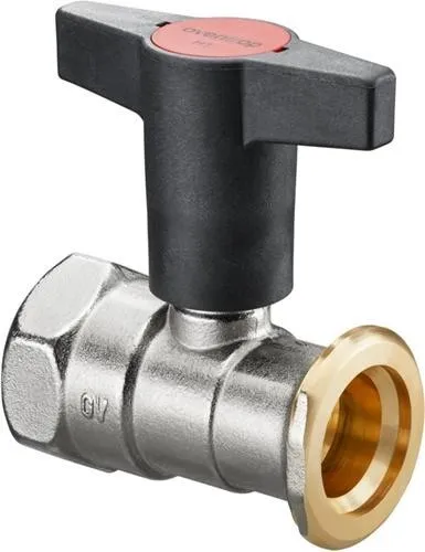 Robinet à boisseau sphérique Oventrop Optibal P pour pompe, DN 25, Rp 1/2"