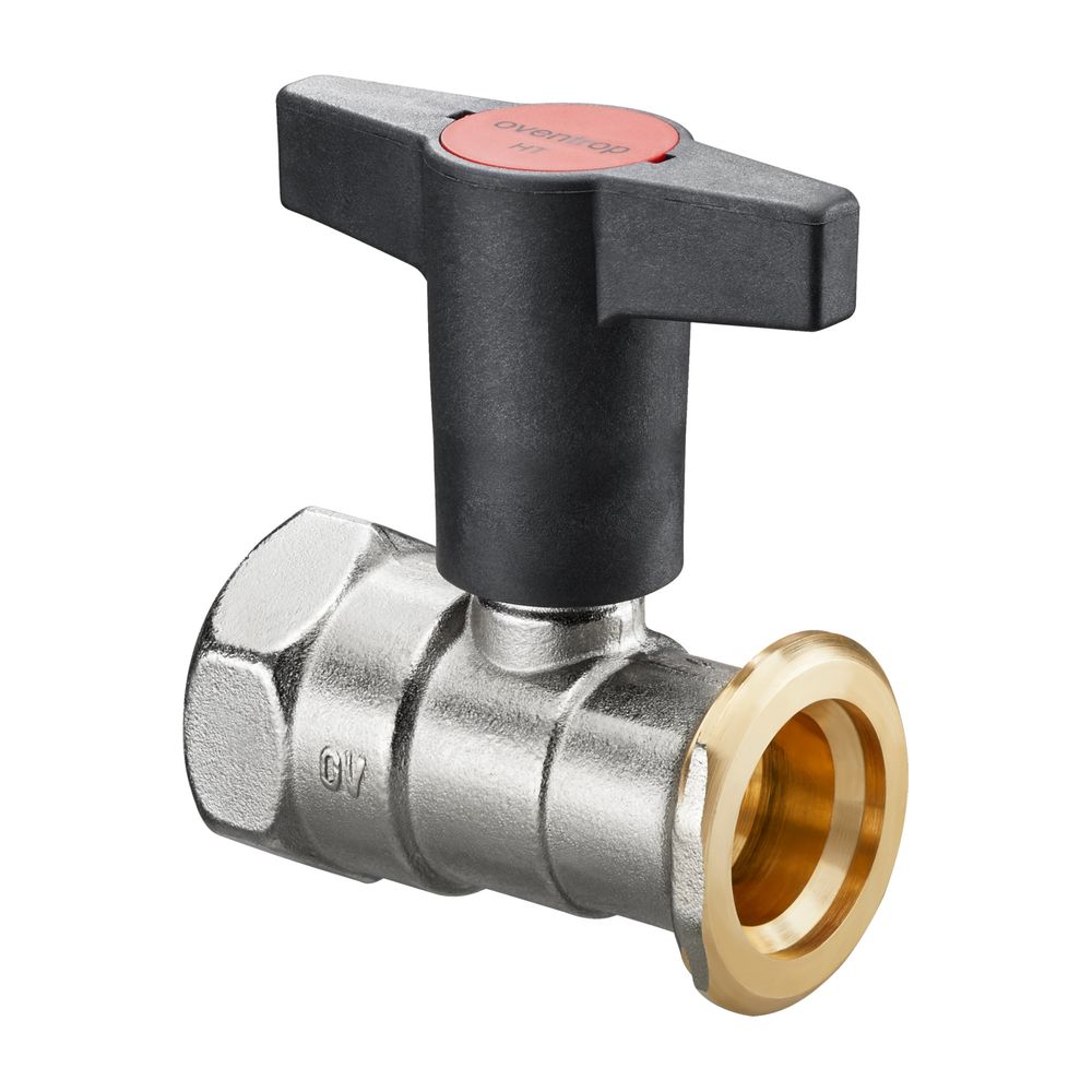 Robinet à boisseau sphérique de pompe Optibal P Oventrop DN 32 Rp 1 1/4 x G 1 1/2