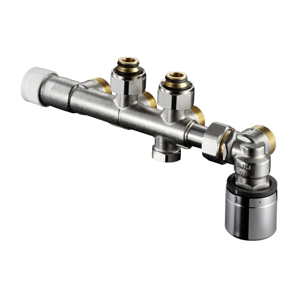 Robinetterie multibloc T-RTL Oventrop, forme coudée, filetage G 3/4" femelle