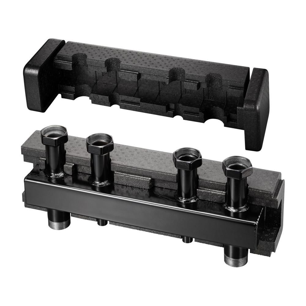 Collecteur Oventrop pour Reguma DN 32 avec isolation universelle, 2 circuits de chauffage, 1351672