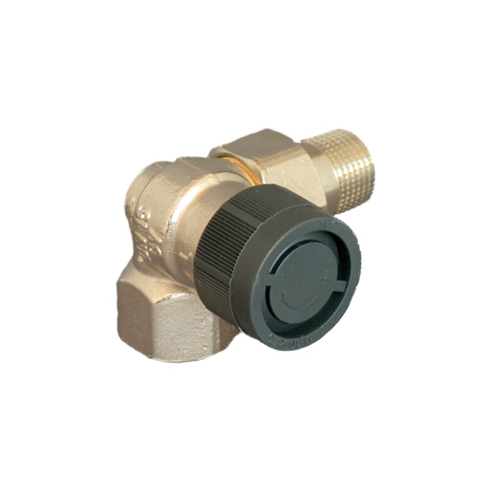 Oventrop Vanne thermostatique A DN 15, R 1/2", exécution coudée à gauche, 1181392