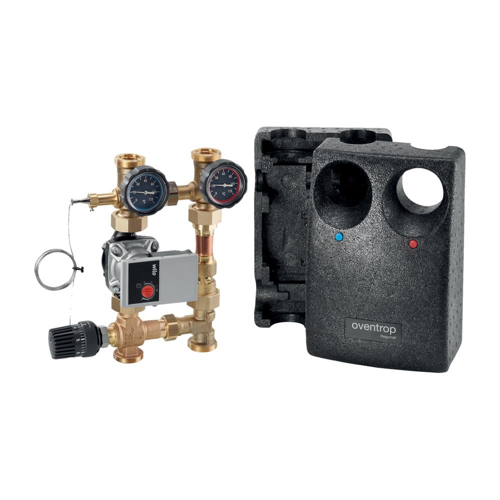Oventrop Regumat RTA-130 TOP Station DN 25 avec Wilo Para 25/6 SC, 1354783
