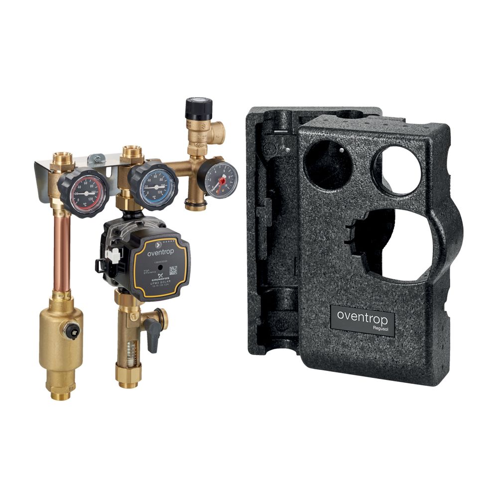 Station solaire Oventrop Regusol LH-130 DN 20 Grundfos, 2-14 l/min, 6 bar