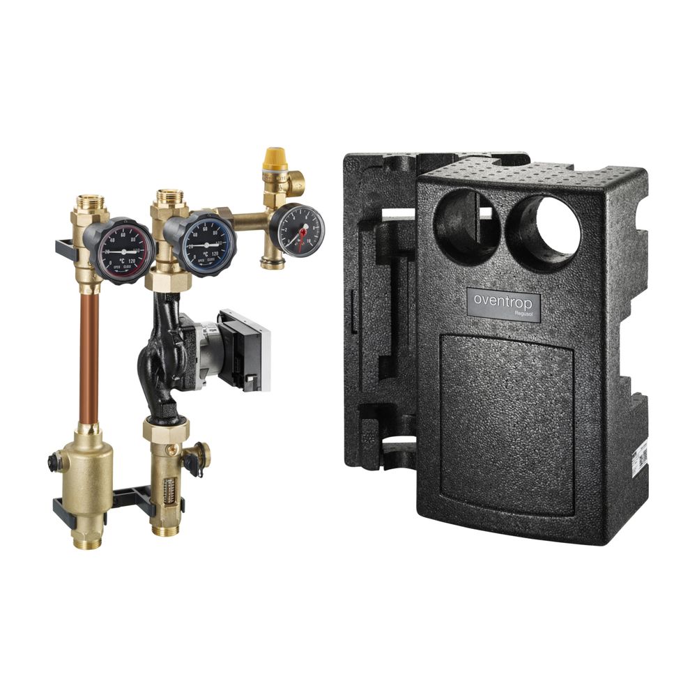 Station solaire Oventrop Regusol LH-180 DN 25 Wilo, 2-15 l/min, 10 bar, 1360854