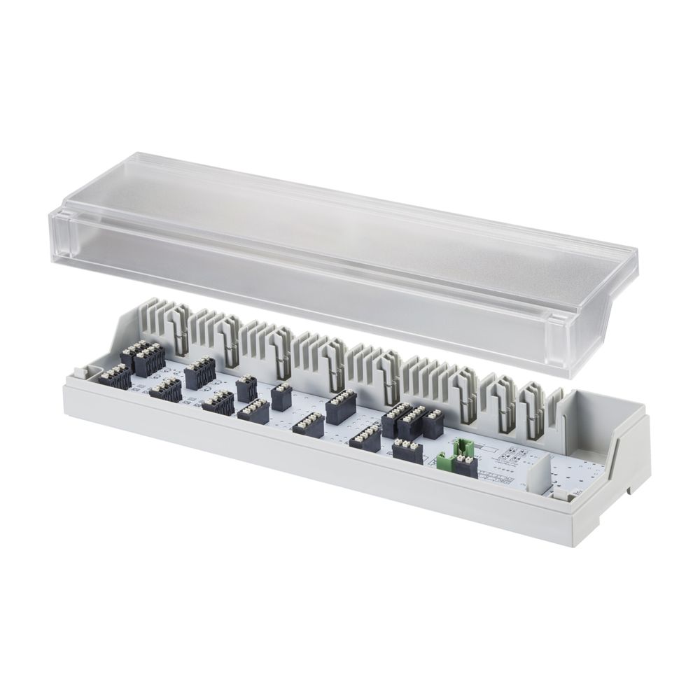 Barrette de connexion Oventrop 10 zones de régulation pour thermostats d'ambiance et actionneurs 230V, 1400981