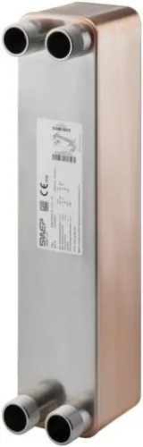 Échangeur de chaleur à plaques de rechange OVENTROP OV pour Regumaq X-80, brasé au cuivre