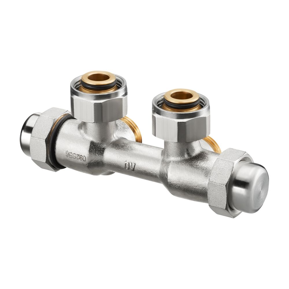 Oventrop Raccord Multiflex FQ pour G 3/4" mâle, version coudée droite, écrou-raccord G 3/4" x 3/4" mâle, 1015805