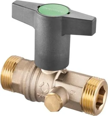 Robinet à bille Oventrop Optibal TW pour eau potable, DN 20, filetage extérieur G 1", PN 10, laiton sans plomb, 1078906
