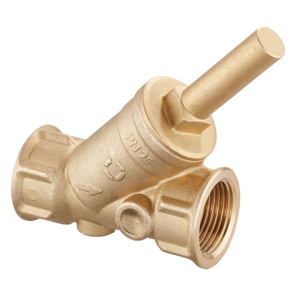 Clapet anti-retour Oventrop, DN 32, G 1 1/4" fileté, PN 25, Kv 28,2, joint EPDM, Laiton, 1072310