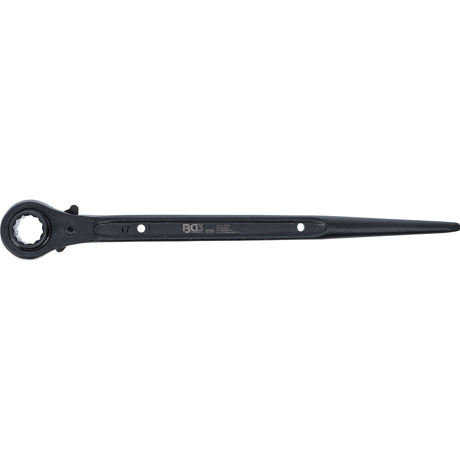 BGS Clé à cliquet pour échafaudage SW 17 x 19 mm - 308