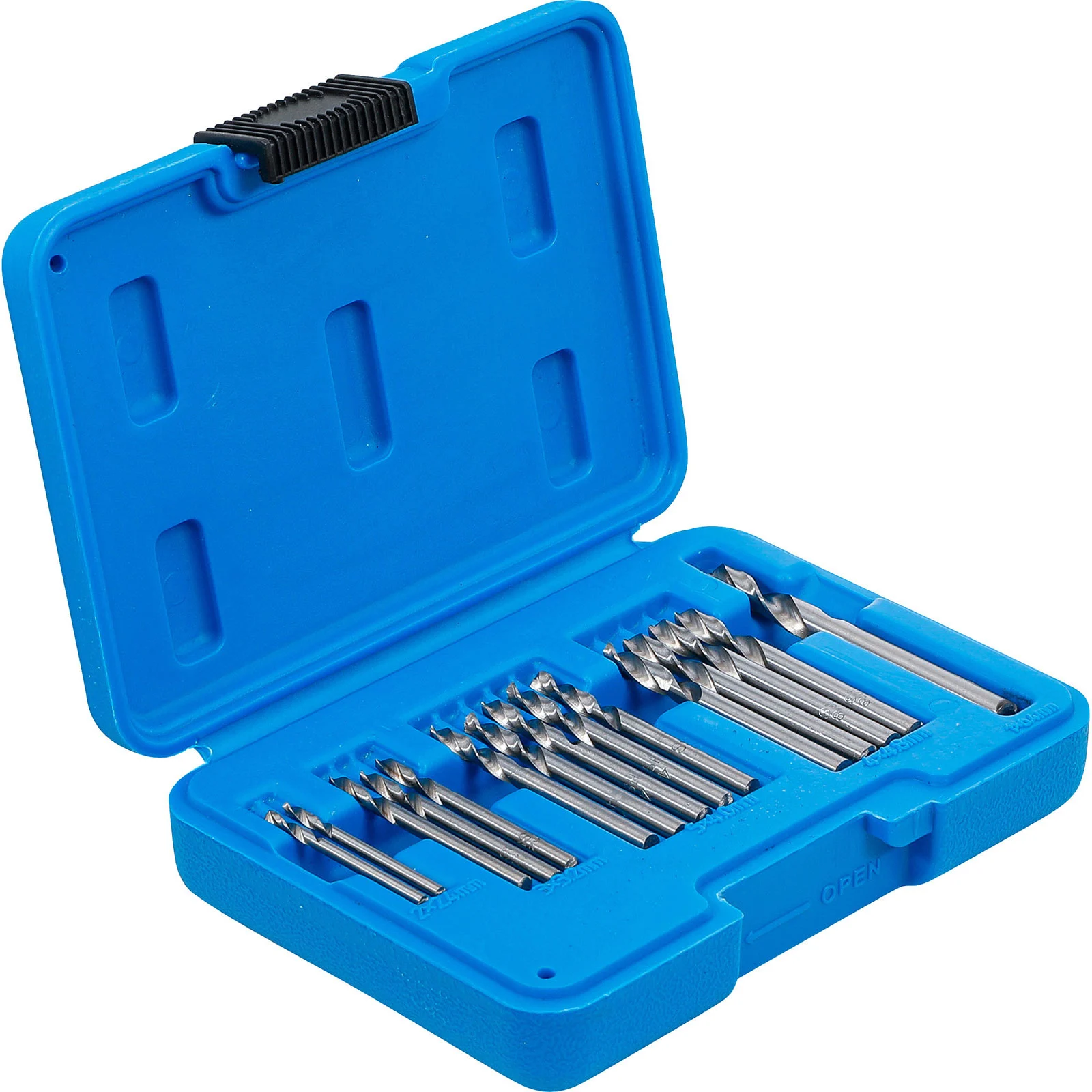 Jeu de forets à rivets BGS HSS 2,4 - 6,4 mm 15 pièces - 2097
