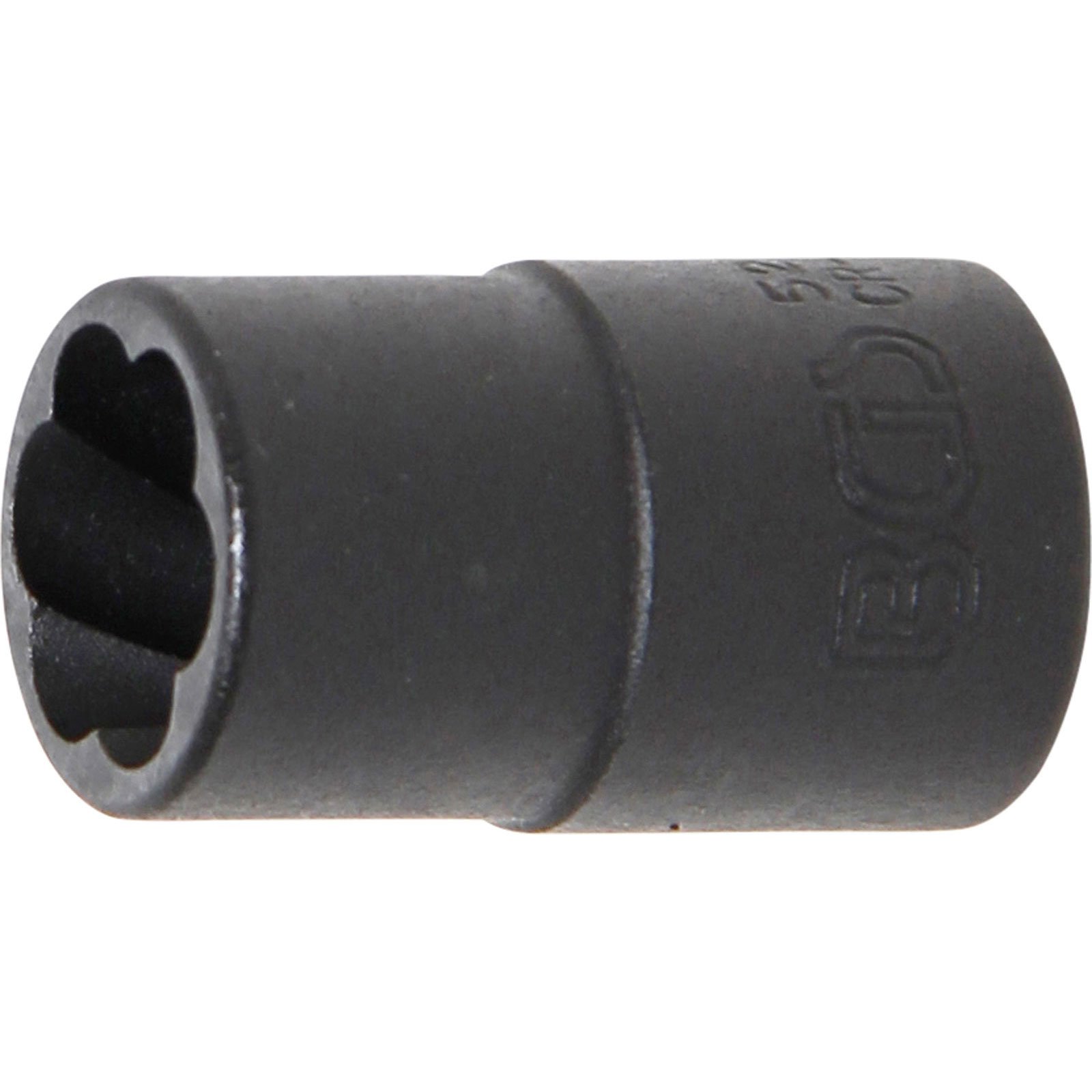 BGS Douille à profil spiralé / Extracteur de vis à entraînement carré femelle 10 mm (3/8") SW 12 mm - 5272