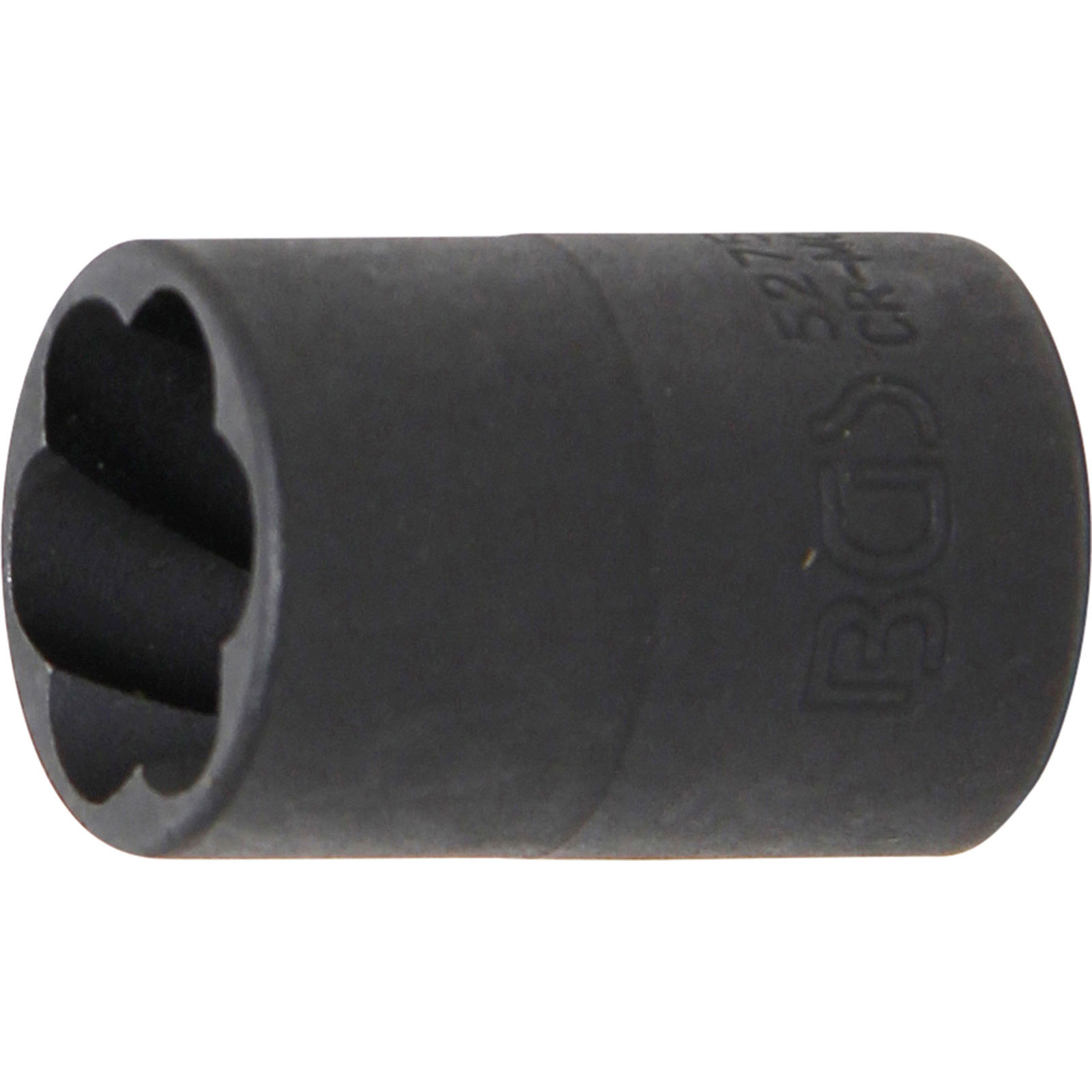 BGS Clé à douille à profil hélicoïdal / Extracteur de vis pour douille à entraînement carré 10 mm (3/8") SW 15 mm - 5275
