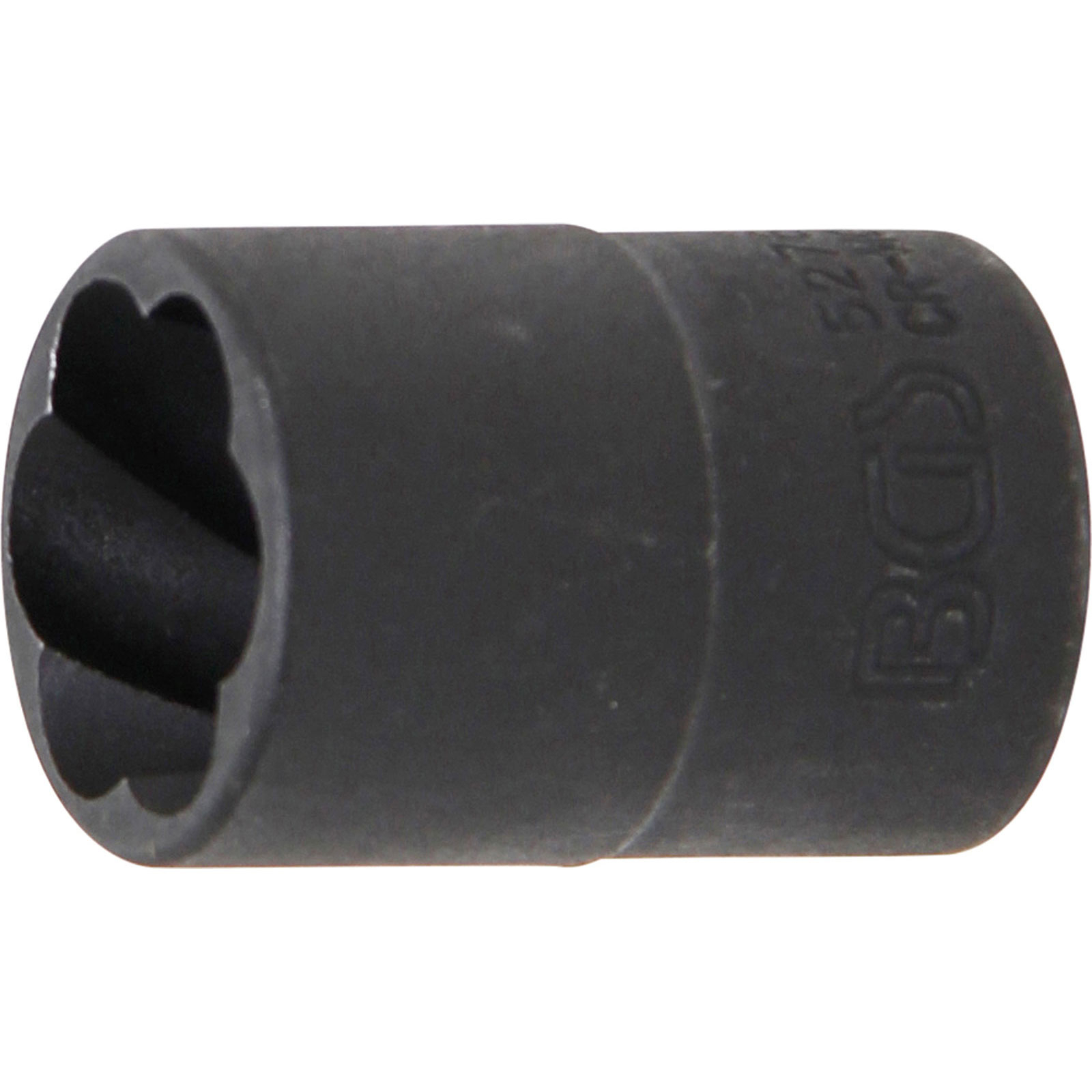 BGS Clé à douille à profil hélicoïdal / Extracteur de vis pour douille à entraînement carré 10 mm (3/8") SW 16 mm - 5276