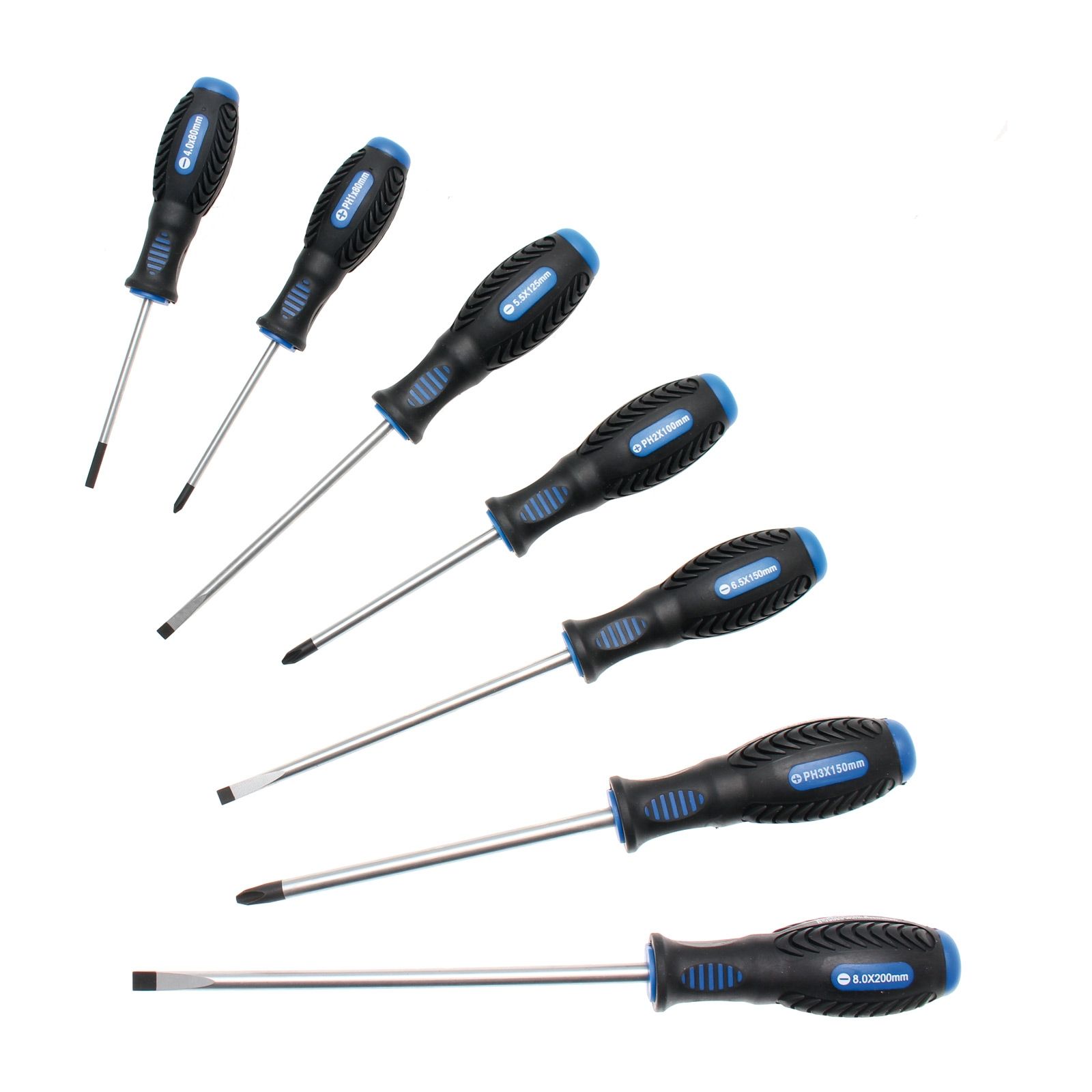 Jeu de tournevis d'atelier BGS 7 pièces - 7944