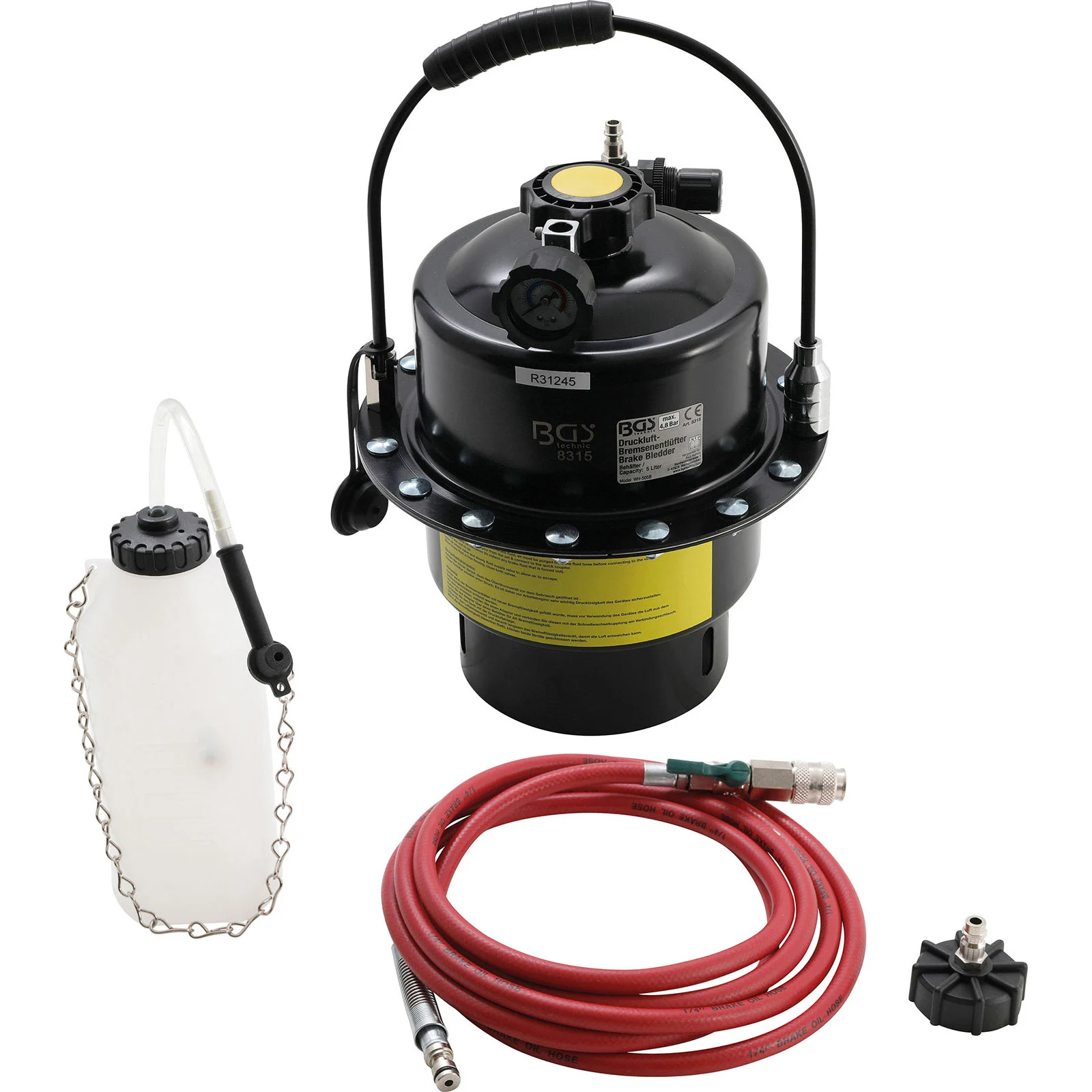 Purgeur de frein pneumatique BGS - 8315
