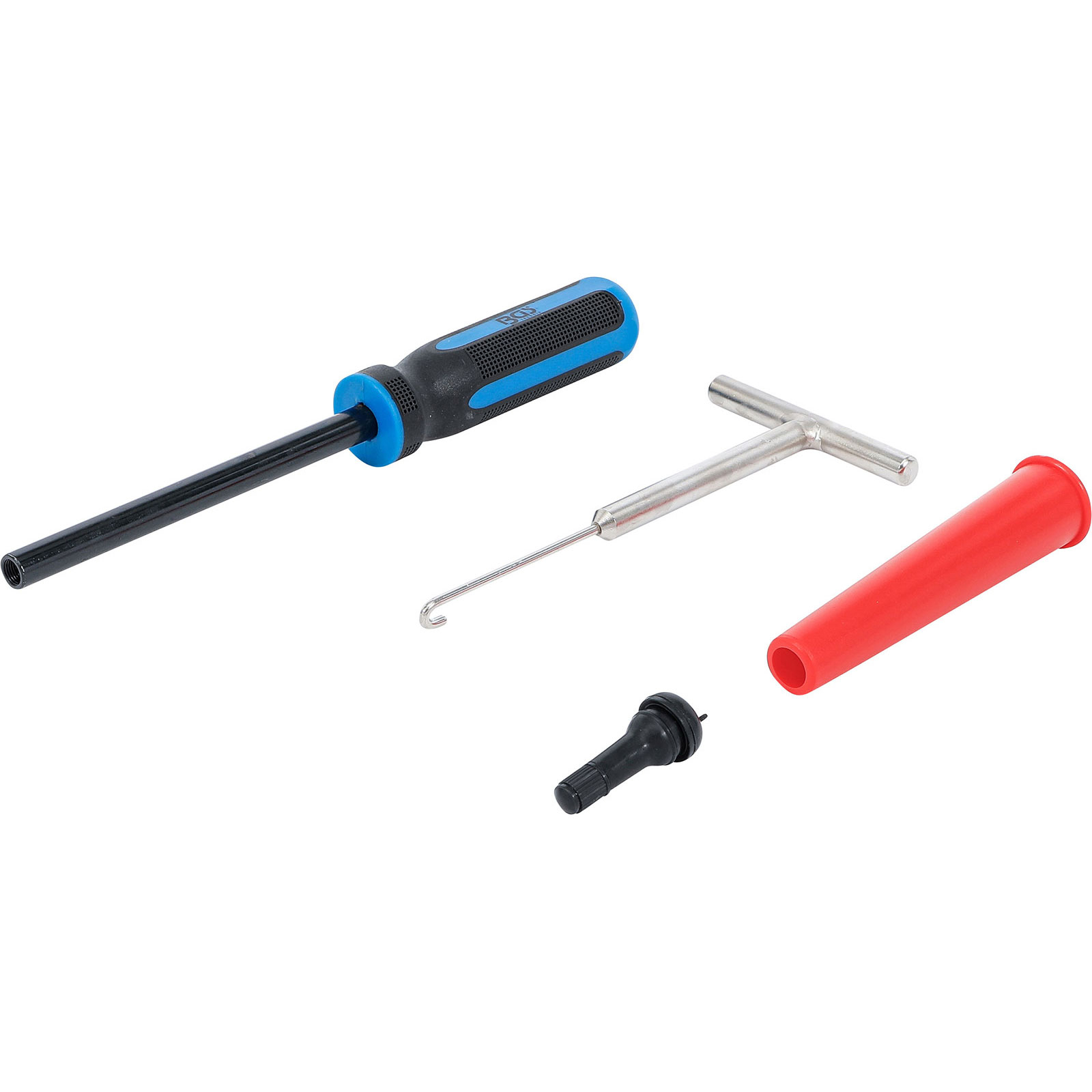 BGS Jeu de 4 outils pour remplacer les valves de pneu