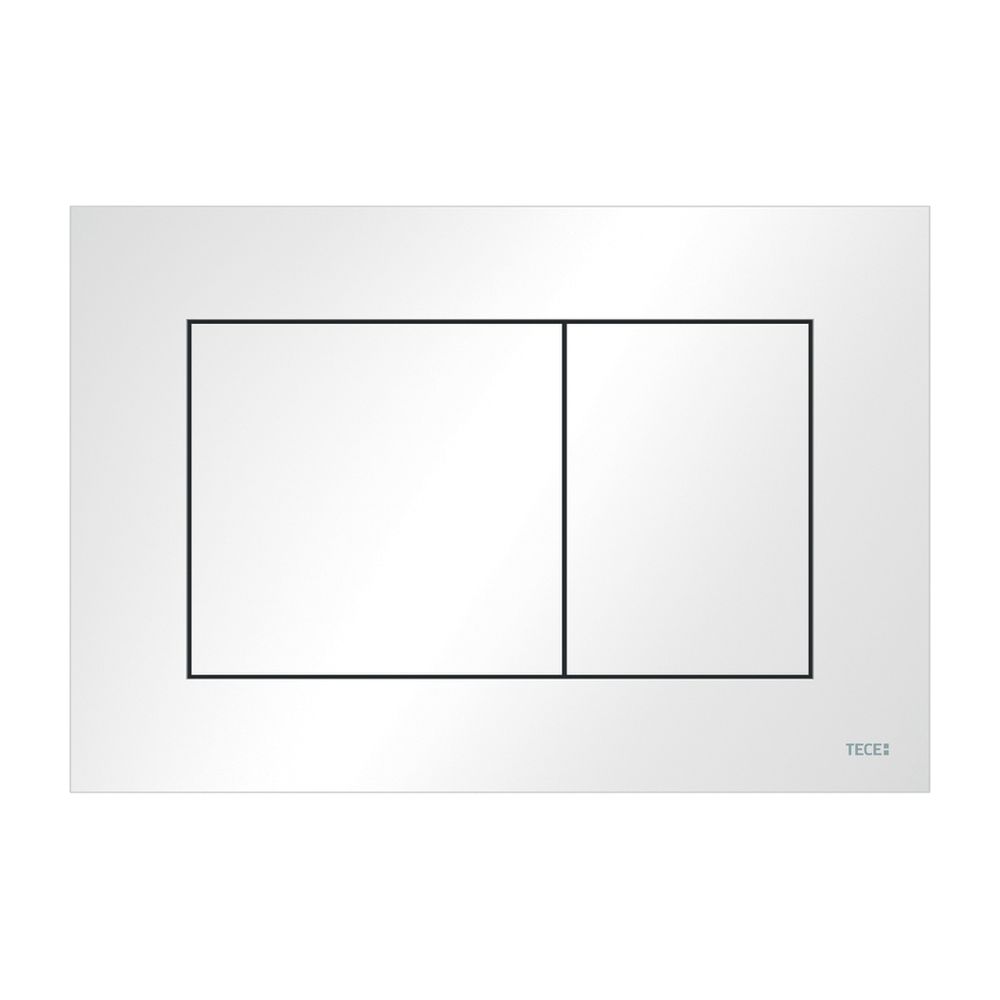 Plaque de commande TECE now WC antibactérienne, Blanche, 9240405