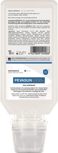 Crème solaire PEVASUN UV50+ 1 l PAUL VOORMANN