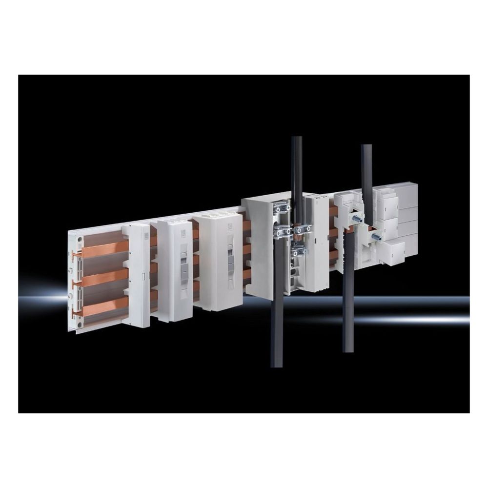 Adaptateur de raccordement Rittal RiLine, 600 A 690 V 3 pôles, 180x247 mm, RAL 7035