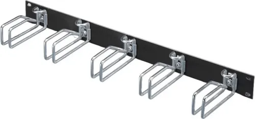 Panneau de brassage Rittal DK 7257005 19Z, 1U, RAL9005