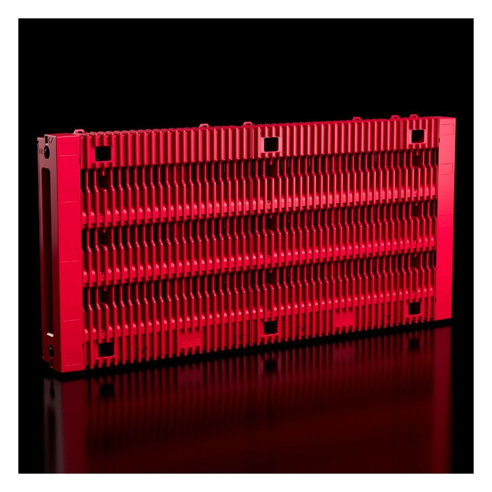Tableau de distribution RiLineX 3 pôles 550 A 60 mm Rittal (cuivre, RAL 35745/RAL 9005)