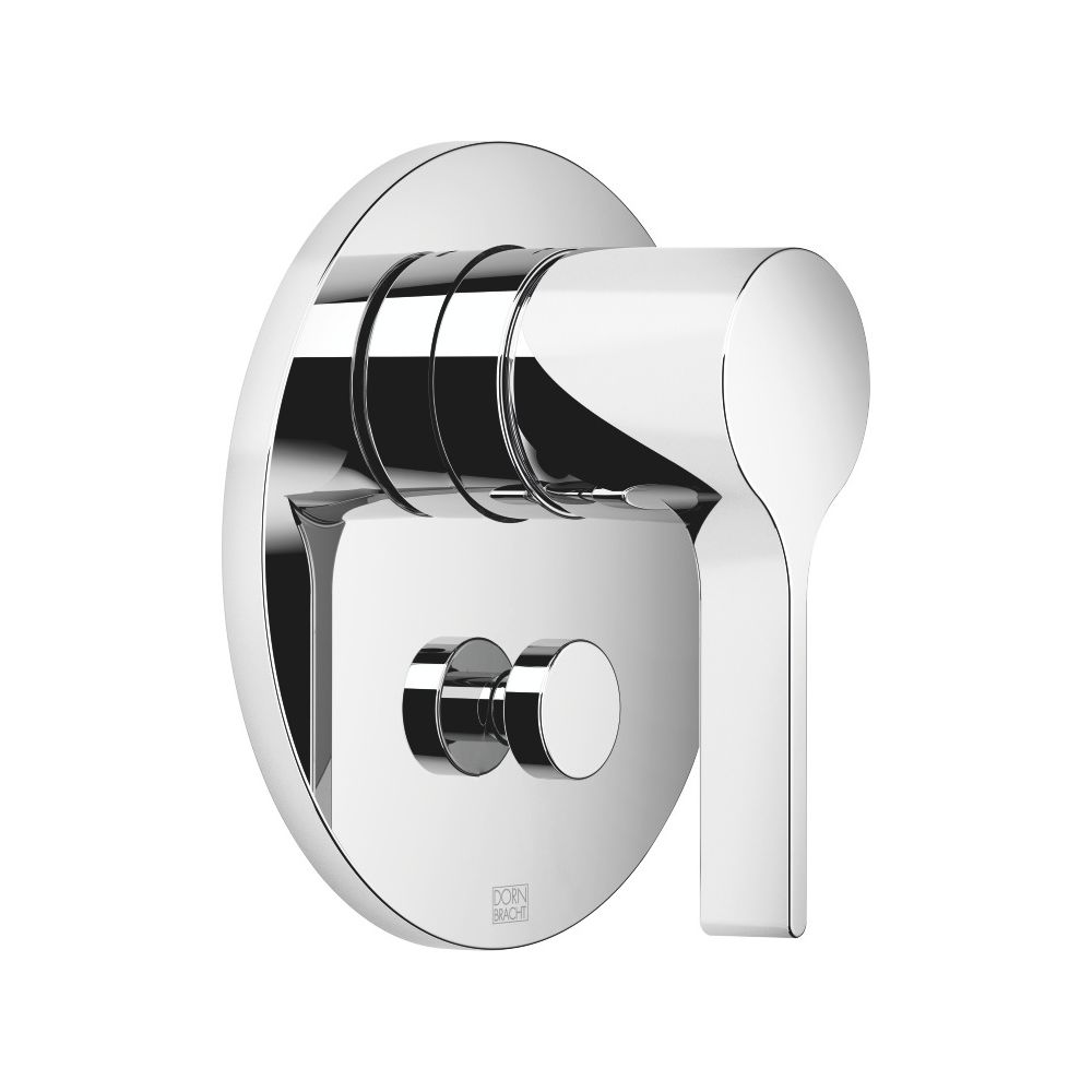 Dornbracht Mitigeur monocommande Vaia pour montage encastré, avec inversion, plaque de recouvrement 150 mm, Chrome