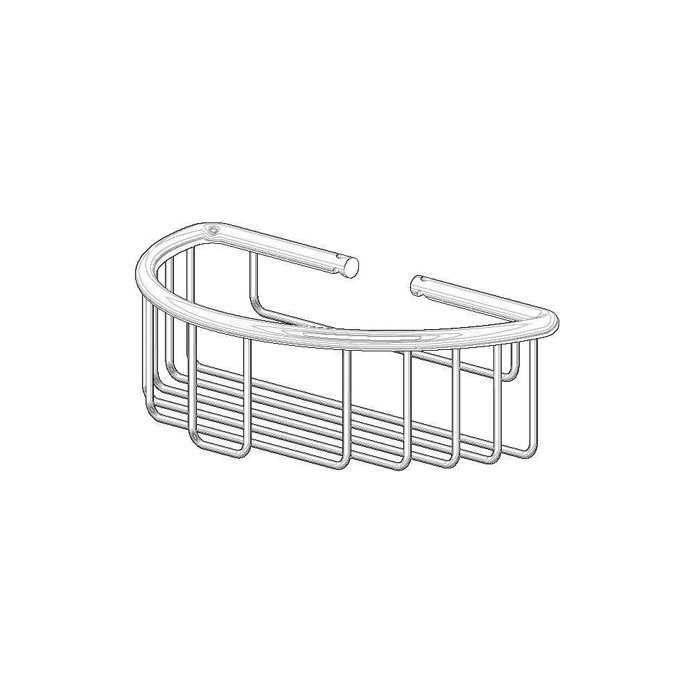Porte-serviettes Dornbracht pour montage mural, 196x99x57 mm, Dark Platinum brossé, 081890907-99