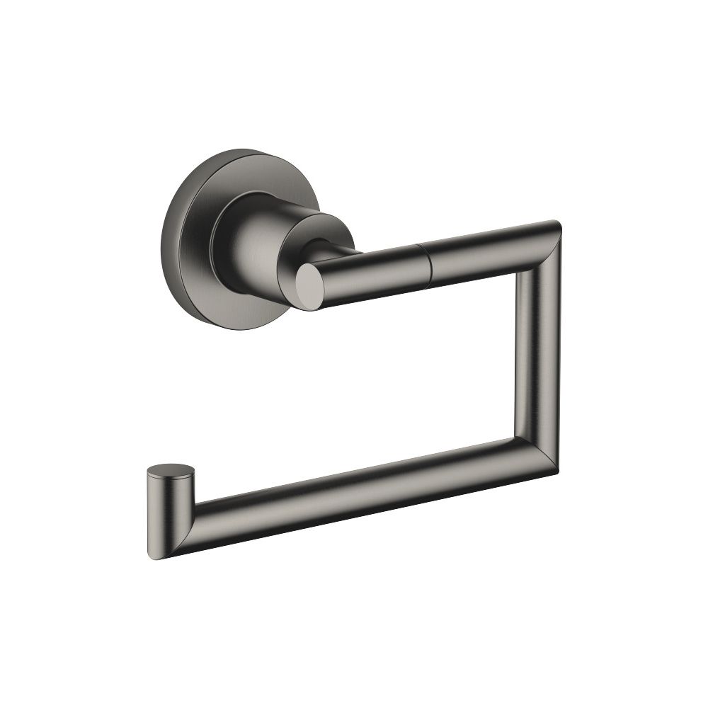 Dornbracht Porte-rouleau de papier Tara sans couvercle, saillie 72 mm, Dark Platinum brossé