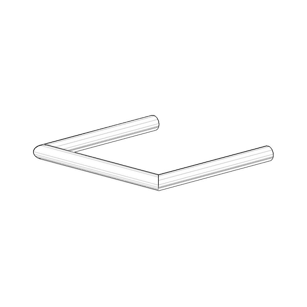 Support rigide pour porte-serviettes Dornbracht 137,5x150x13 mm Noir mat, 05282262500-33