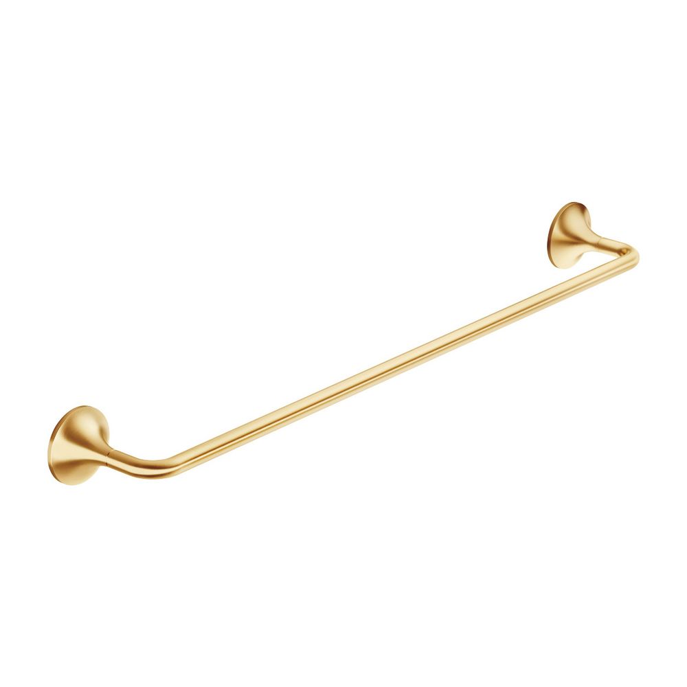 Porte-serviettes Dornbracht Vaia, entraxe 600 mm, 660x60x88 mm, laiton brossé or 23 carats