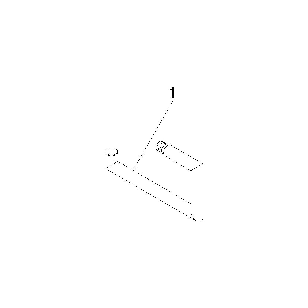 Support Dornbracht, 152x80x14 mm, blanc mat