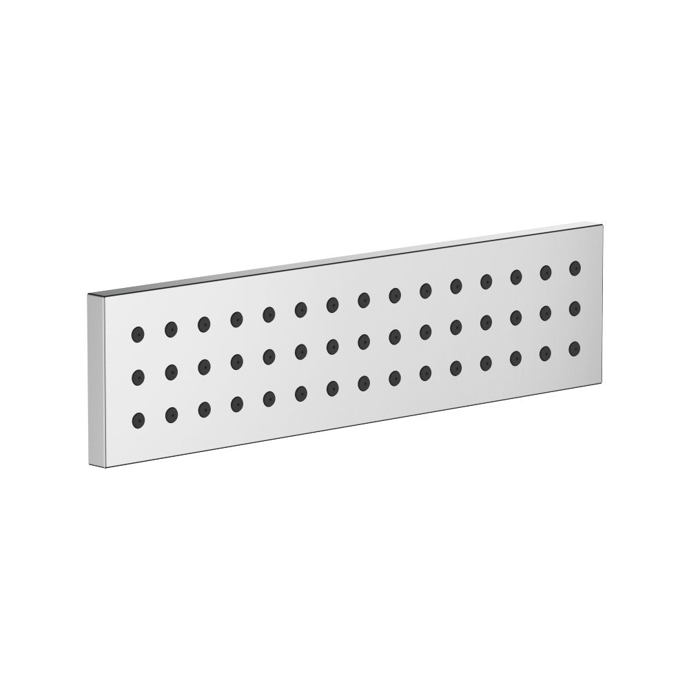 Douchette de paroi encastrée Dornbracht Water Bar FlowReduce 6 l/min, finition brossé chromé