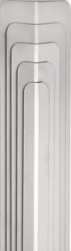 Profilé de protection d'angle Hoju L.1250 mm Hauteur de branche 30x30 mm AISI 304 Grain 320