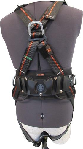 Harnais de sécurité Skylotec Ignite Nucleon EN361:2002, EN358:2018 noir/orange/anthracite pour taille de vêtement M/XXL
