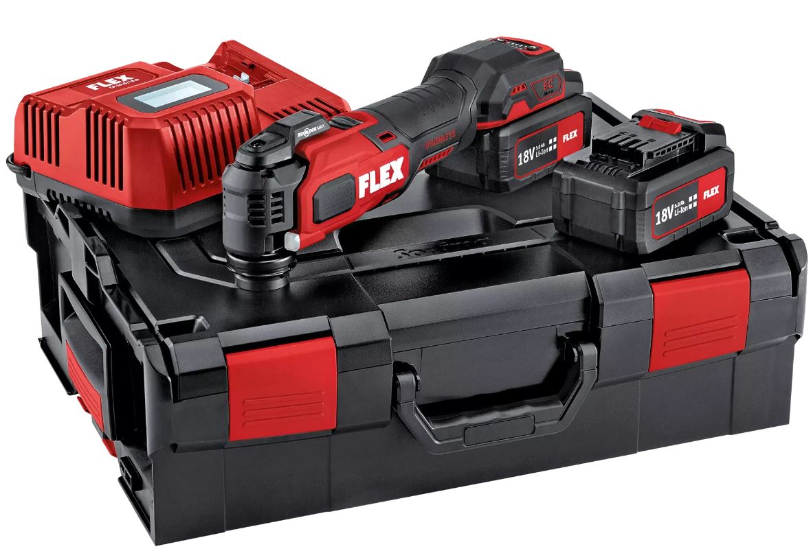 Kit outil multifonction sur batterie **Flex MT 18.0-EC/5.0** (1 batterie 5,0 Ah incluse)