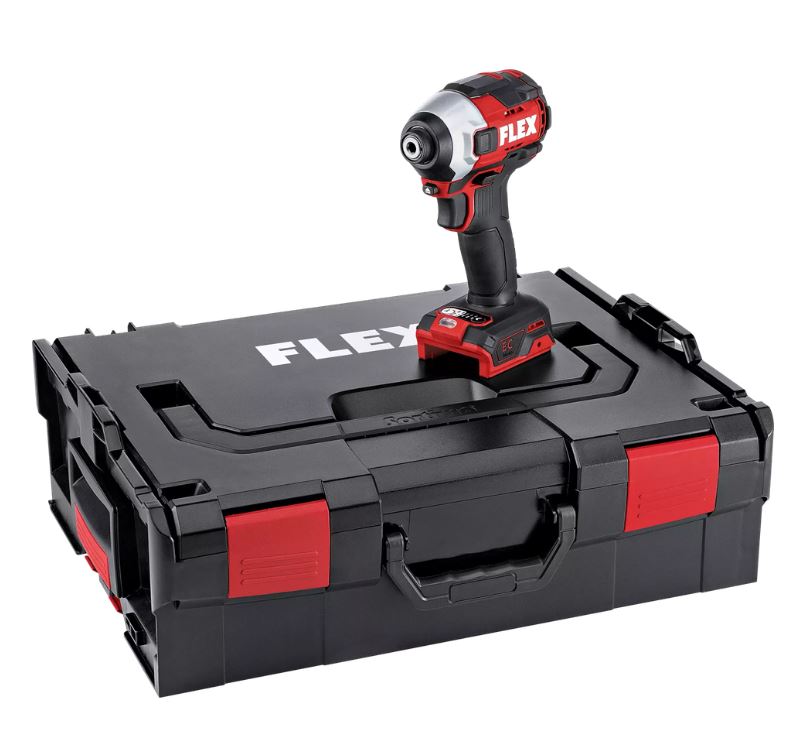 Flex ID 1/4" 18.0-EC HD Perceuse-visseuse à percussion sans fil avec extracteur de mèche 18 V sans batterie en coffret L-BOXX®