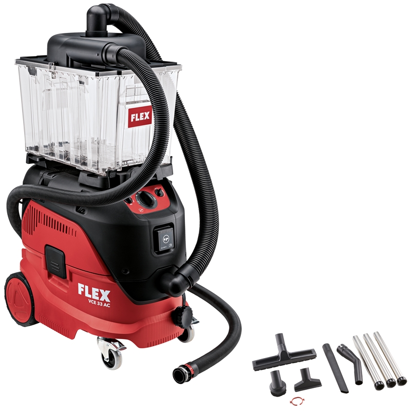 Flex Aspirateur de sécurité VCE 33 M AC Set + Kit de nettoyage + Séparateur VCE-PS 25