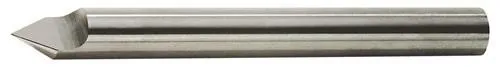 Burin de gravure Werner Wilke Pro D Ø10 mm VHM, longueur totale 75 mm